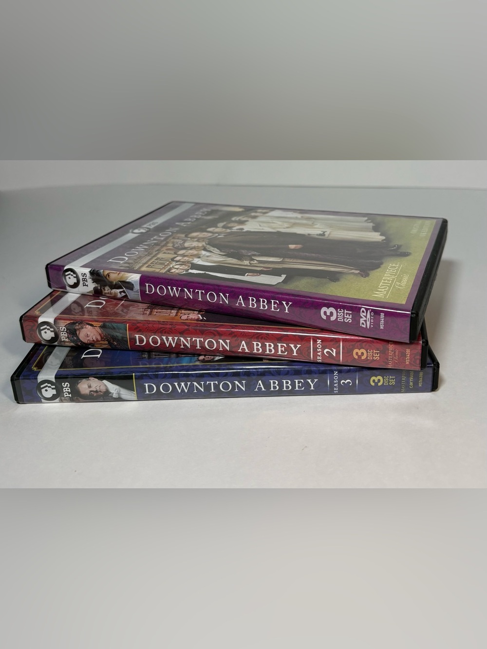 Downton Abbey DVD Lot Seasons 1 2 3 PBS Masterpiece Original UK Edition 9-Disc
